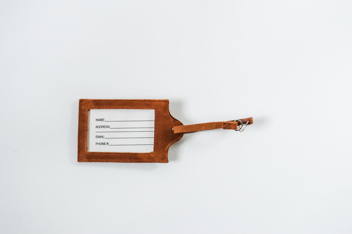 Leather Luggage Tag