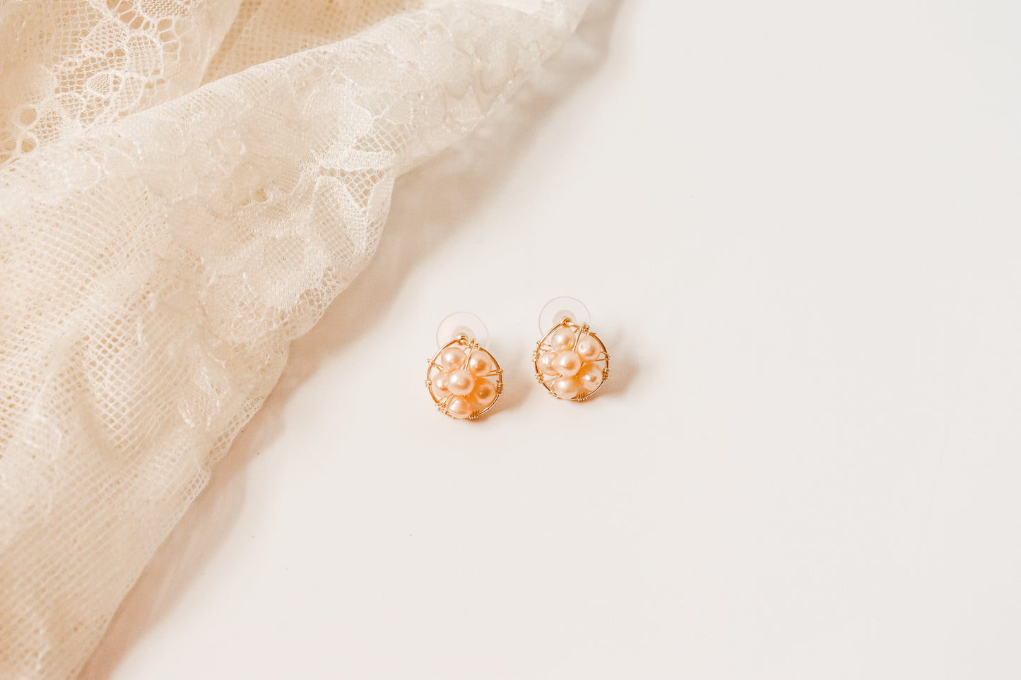 Pink Pearl Studs