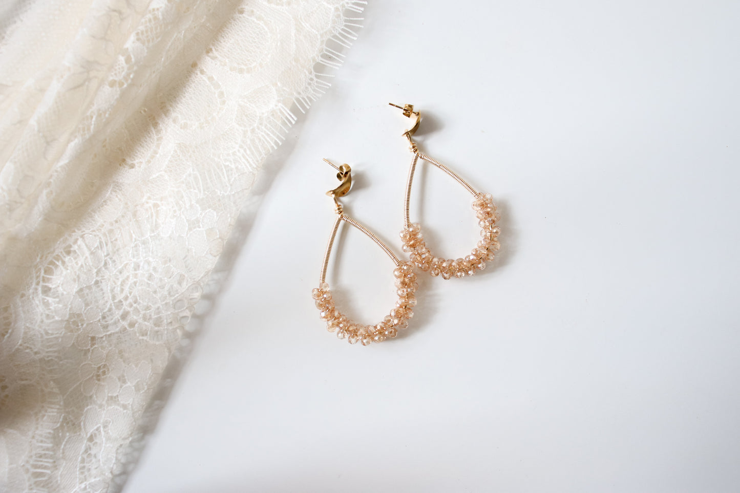 Gold Spiral Earrings