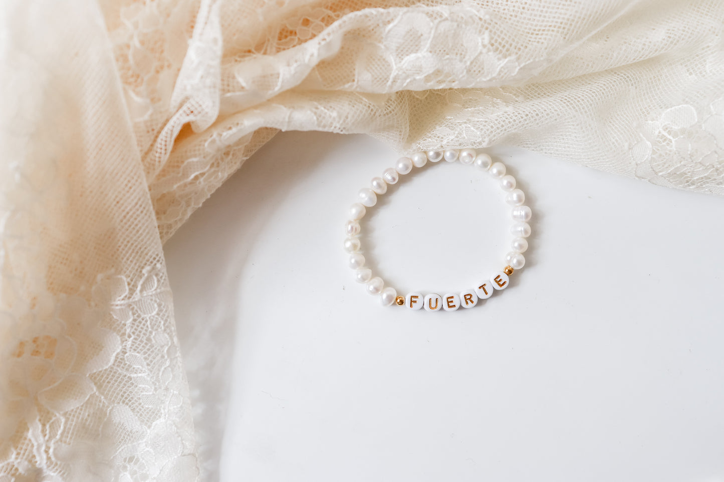 Pearl Letter Bracelet